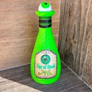 NEW Potion Spell Bottle - EYE OF NEWT - Apothecary Jar Halloween Home decor